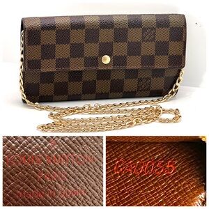 Authentic Louis Vuitton DE Sarah wallet crossbody excellent condition